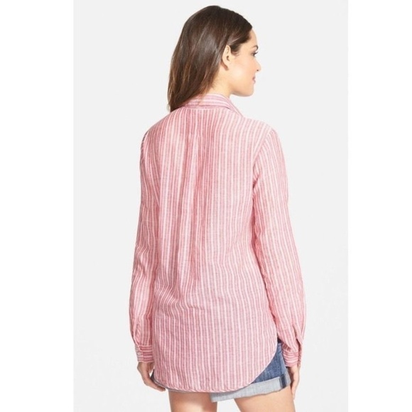 NEW Ace Delivery Stripe Button Down Shirt - Picture 2 of 6